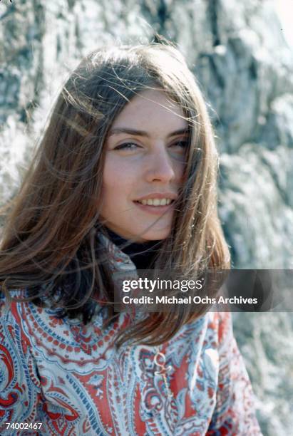 Singer Debbie Harry of American folk-rock group Wind In The Willows, circa 1968. She later found fame as the singer with new wave pop group Blondie.