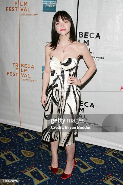Actress Christina Ricci attends the premiere of "2 Days In Paris" at the 2007 Tribeca Film Festival on April 26, 2007 in New York City.
