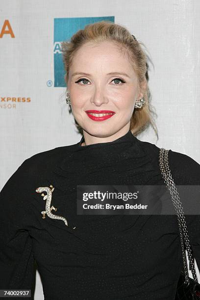 Actress Julie Delpy attends the premiere of "2 Days In Paris" at the 2007 Tribeca Film Festival on April 26, 2007 in New York City.