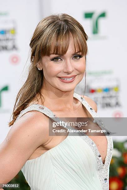 Gabriela Spanic attends the 2007 Billboard Latin Music Awards at the Bank United Center April 26, 2007 in Coral Gables, Florida