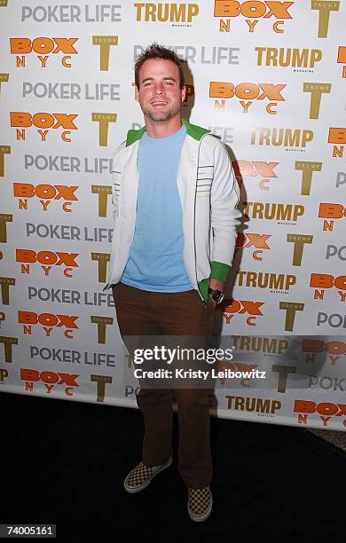 Titans Lacrosse player Ryan Boyle attends Box NYC 3rd annual event benefiting The Laureus Sport For Good Foundation at the Hammerstein Ballroom on...