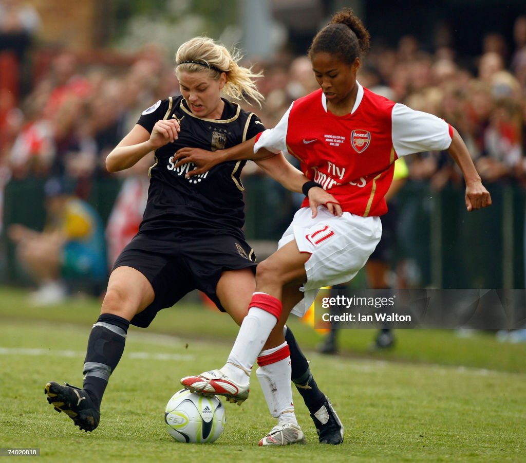 Womens UEFA Cup Final 2nd Leg: Arsenal v Umea IK
