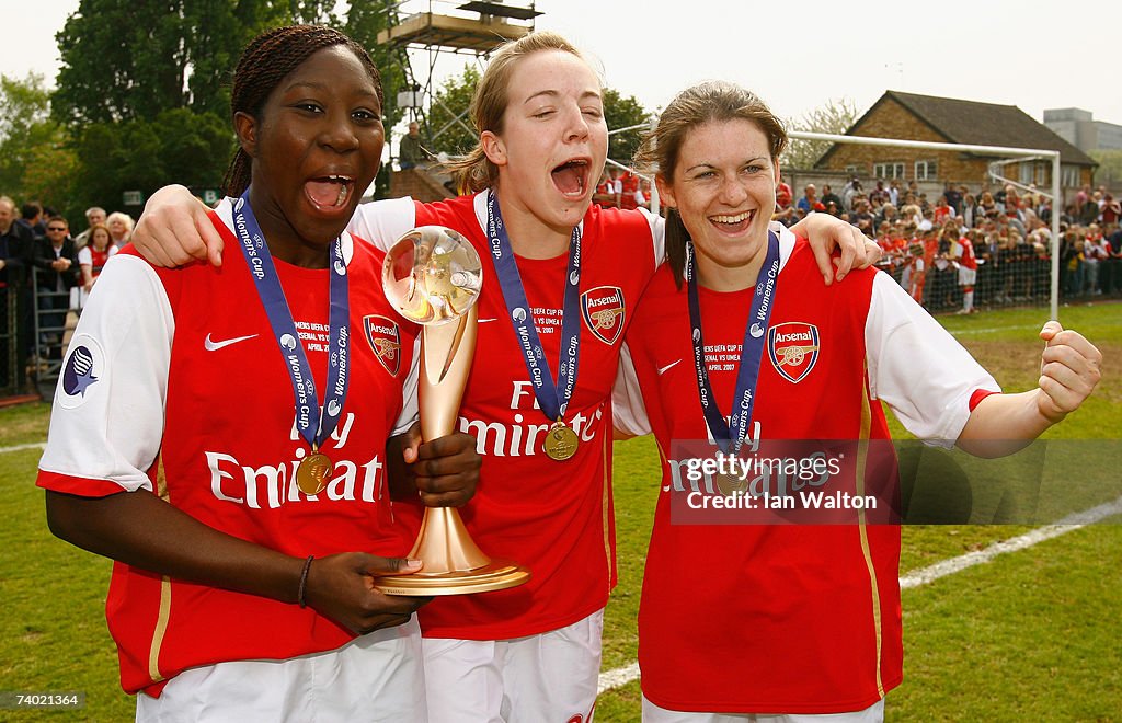 Womens UEFA Cup Final 2nd Leg: Arsenal v Umea IK