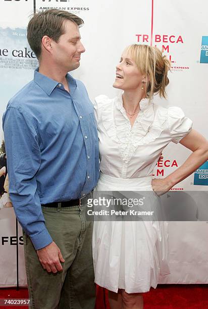 Cinematographer Peter Masterson and sister director/actress Mary Stuart Masterson attend the premiere of "The Cake Eaters" at the 2007 Tribeca Film...
