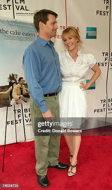 Cinematographer Peter Masterson and sister director/actress Mary Stuart Masterson attend the premiere of "The Cake Eaters" at the 2007 Tribeca Film...