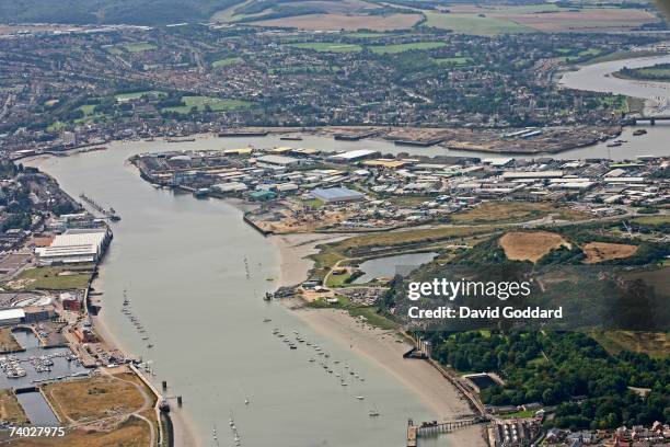 Along the banks of the River Medway lies the The Historic Dockyard of Chatham 30th August, 2006.