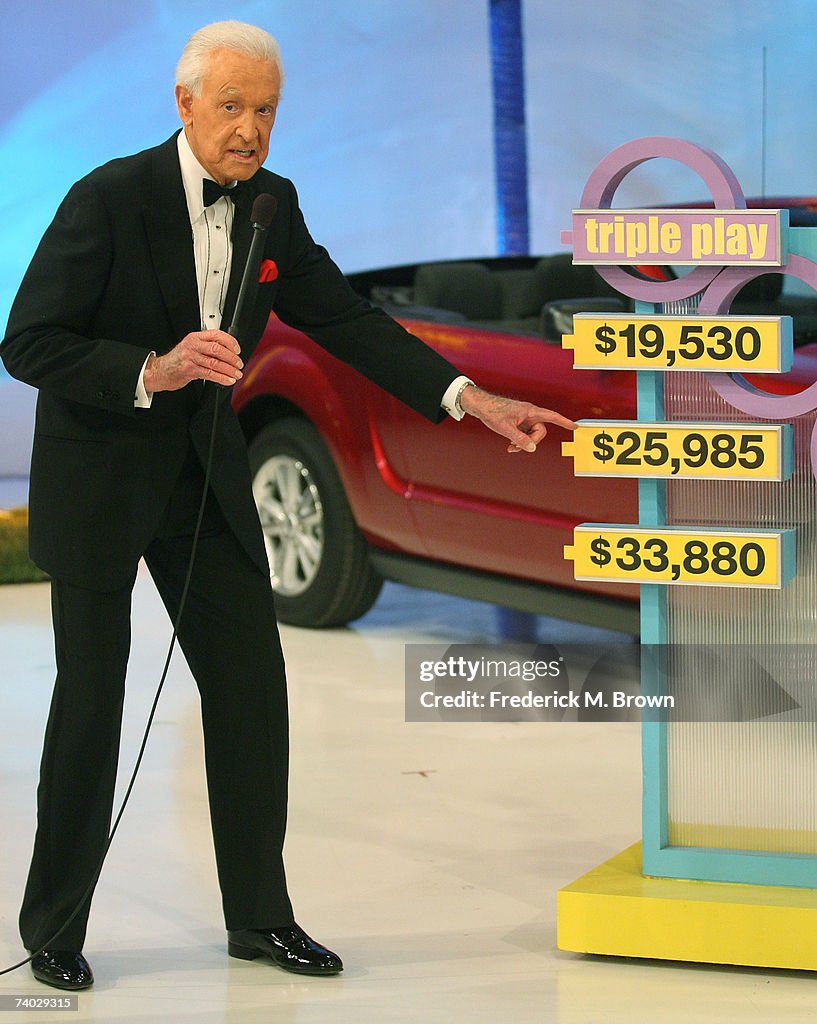 "The Price Is Right" Tapes A Final Primetime Special With Bob Barker