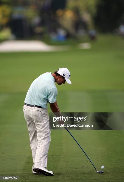 Adam Scott swings in frame 7 of 11 during the second round of the World Golf Championships CA Championship at the Doral Golf Resort and Spa on March...