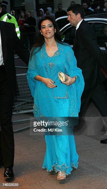 Princess Badiya bint Hussein of Jordan arrives for the premiere of 'Stairway To Heaven' at Odeon West End on April 30, 2007 in London, England.