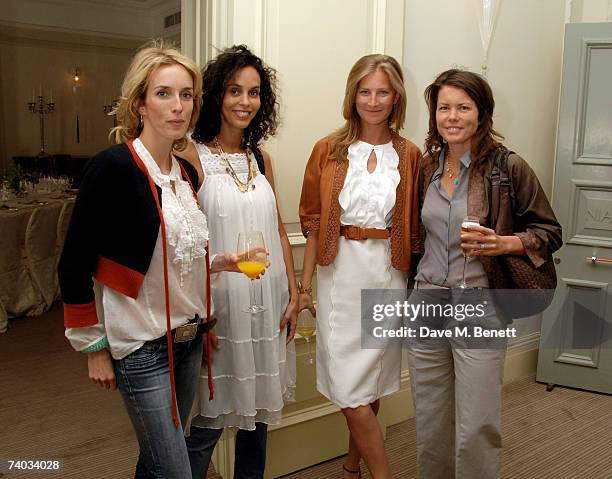 Sarah Woodhead, Jeanette Calliva, Elizabeth von Guttman and Sam Keswick attend lunch to celebrate designer Graeme Black's new line, at Browns Hotel...