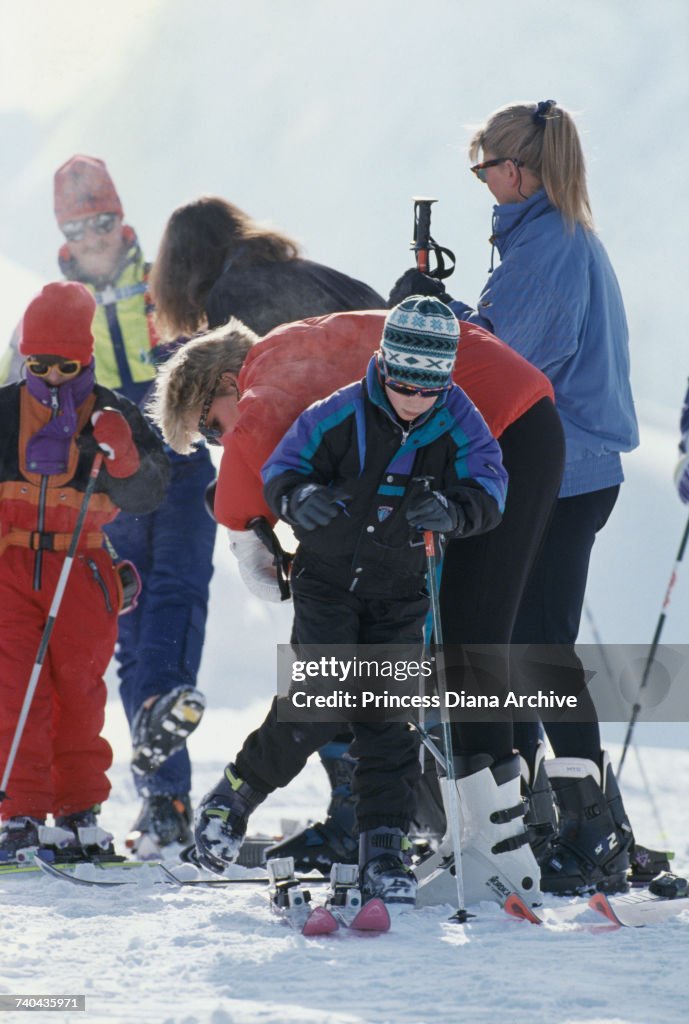 Diana And Harry In Lech