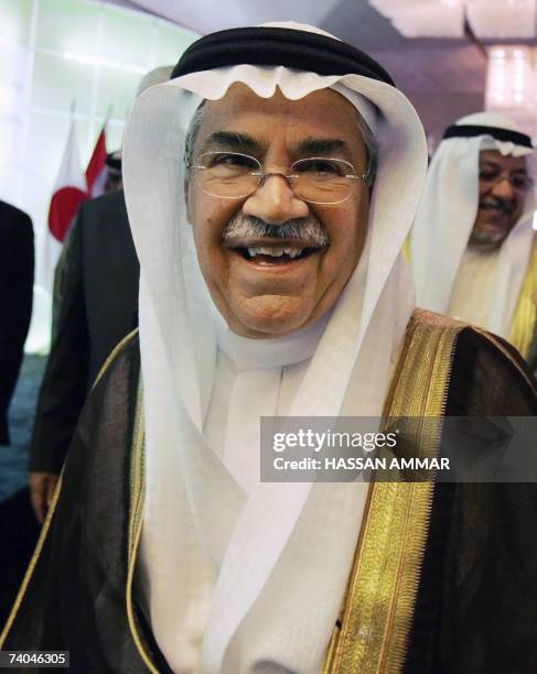 Saudi Minister of Oil and Mineral Resources Ali al-Nuaimi arrives to attend the 2nd Asian Ministerial Energy Roundtable in the Saudi capital Riyadh,...