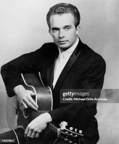 Country musician Merle Haggard poses for a mid 1960's portrait.