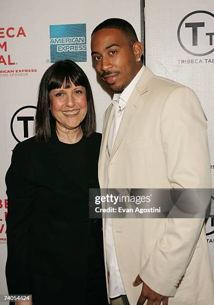 Moderator Vanity Fair?s Lisa Robinson and Chris "Ludacris" Bridges attend the "Ludacris" panel discussion at the 2007 Tribeca Film Festival on May 2,...