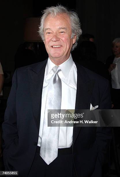 Gordon Pinsent attends The Cinema Society and The Wall Street Journal after party for "Away from Her" at the Soho Grand Hotel on May 2, 2007 in New...