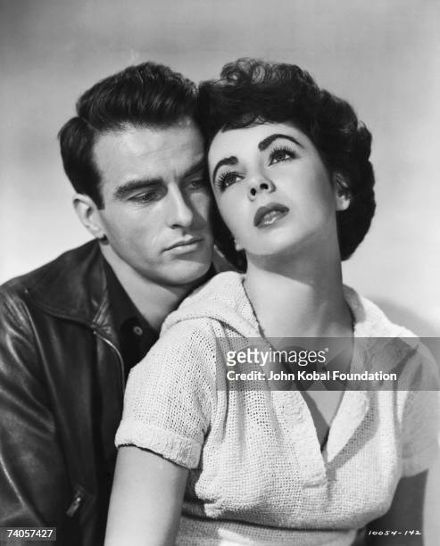 Montgomery Clift and Elizabeth Taylor star in the melodrama 'A Place In The Sun', directed by George Stevens for Paramount, 1951.