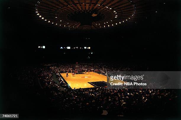 Wide shot of Madison Square Garden during a game played in New York, New York. NOTE TO USER: User expressly acknowledges that, by downloading and or...