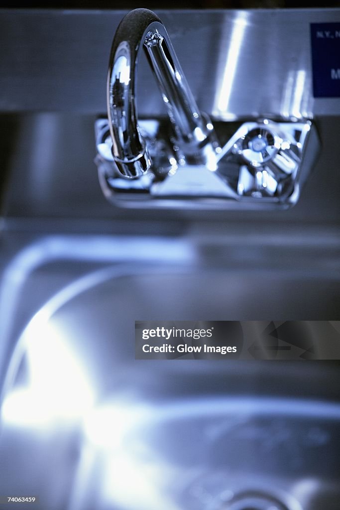 Close-up of a faucet