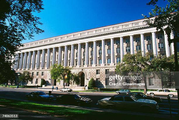 facade of a government building, internal revenue service building, washington dc, usa - irs headquarters stock pictures, royalty-free photos & images