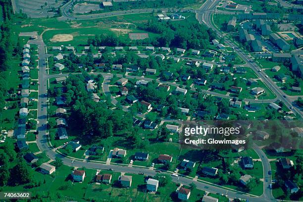 housing development in suburban maryland - bethesda stockfoto's en -beelden
