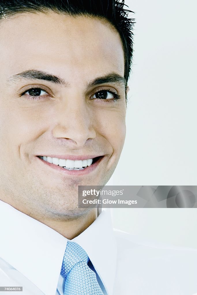 Portrait of a businessman smiling