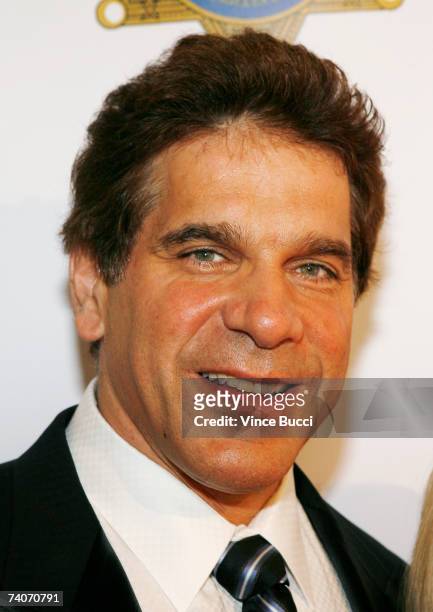 Actor Lou Ferrigno and wife attend the Los Angeles County Sheriff's Youth Foundation's annual "Salute To Youth" benefit dinner honoring producers Jon...