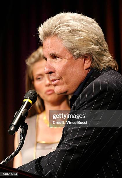 Producer Jon Peters speaks at the Los Angeles County Sheriff's Youth Foundation's annual "Salute To Youth" benefit dinner honoring producers Jon and...