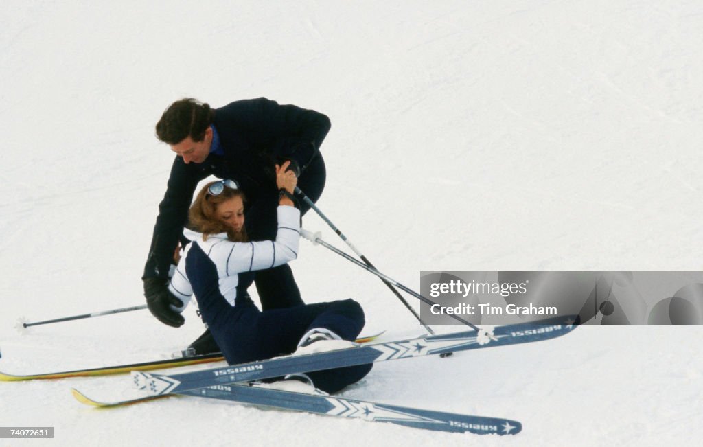 Ski Slope Collision For Prince Charles