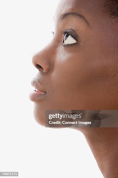 Stock Face Looking R Face Profile Looking Up