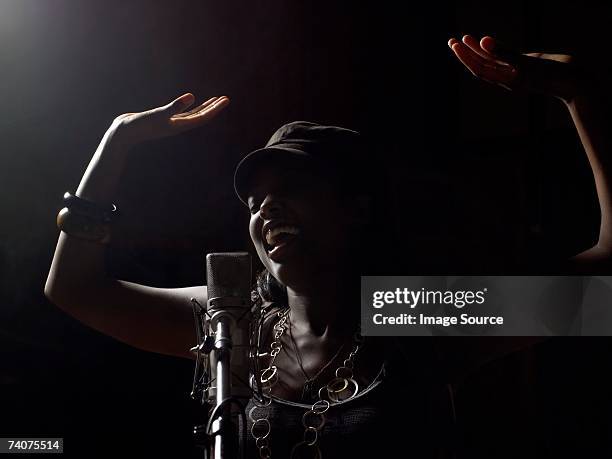 Singing Shadow Performance 387 Shadow Performer Microphone Stock Photos, High-Res Pictures, and ...