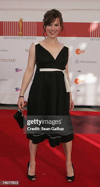 Actress Annita Kuhl attends the German Film Award at the Palias am Funkturm May 4, 2007 in Berlin, Germany.