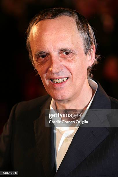 Italian director Dario Argento arrives at the 70 years of Cinecitta Studios Party on May 4, 2007 in Rome, Italy.