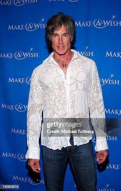 Actor Ronn Moss arrives at the Make A Wish Foundation's "Uncork A Wish" celebrity auction fundraiser, held at the Santa Monica Air Center on May 5,...