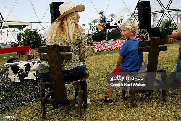 Farmer Jason performs during day 1 of the Inaugural Stagecoach Country Music Festival held at the Empire Polo Field on May 5, 2007 in Indio,...