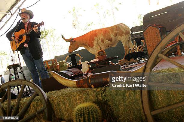 Waddie Mitchell performs during day 1 of the Inaugural Stagecoach Country Music Festival held at the Empire Polo Field on May 5, 2007 in Indio,...