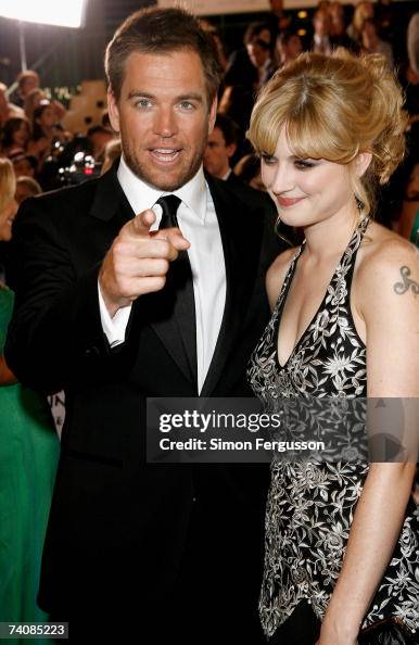 Alex Weatherly Actor Michael Weatherly and his niece Alexandra arrive at the 2007 TV ...