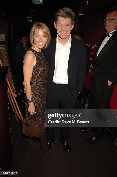 Mary Nightingale and guest attend a concert by American singing legend Tony Bennett in aid of The Old Vic theatre on May 6, 2007 at London's jazz...