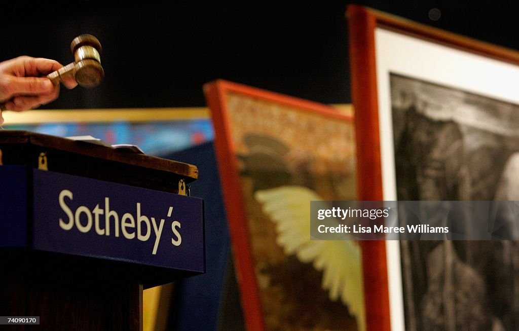 Brett Whiteleys Work "Opera House" Goes To Auction