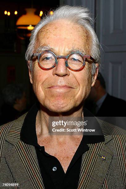 Writer John Guare attends the reception for the book "The Grand Surprise: The Journals of Leo Lerman" at The Osborne on May 07, 2007 in New York City.