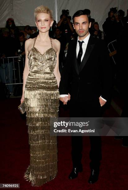 Actress Cate Blanchett and guest attend the Metropolitan Museum of Art Costume Institute Benefit Gala "Poiret: King Of Fashion" at the Metropolitan...