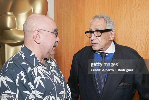 Film editor Alan Heim and Executive producer Daniel Melnick attend the AMPAS Great To Be Nominated Series screening of "All That Jazz" on May 7, 2007...