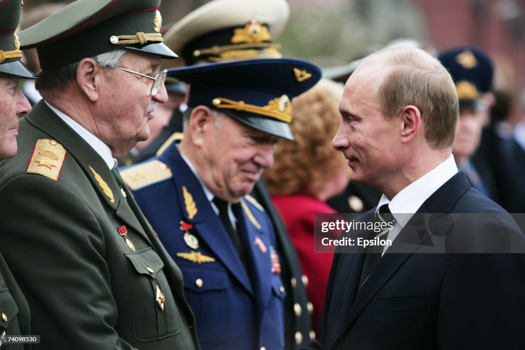 Russian President Vladimir Putin Attends Victory Day Ceremony