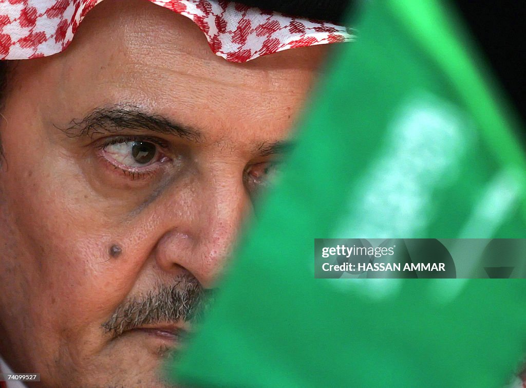 Saudi Foreign Minister Prince Saud al-Fa...