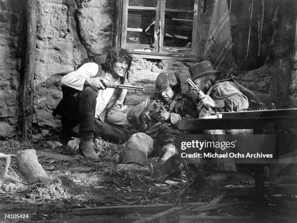 Actor Kris Kristofferson performs a scene in the movie "Pat Garrett and Billy The Kid" directed by Sam Peckinpah.