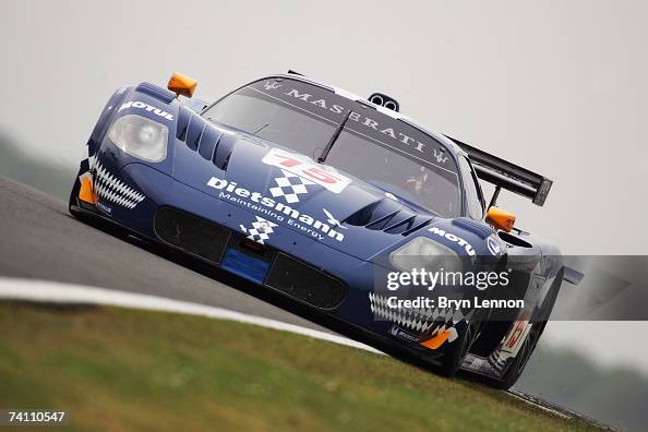 The Maserati MC12 GT1 of Dirk Waaijenberg and Peter Kutemann in
