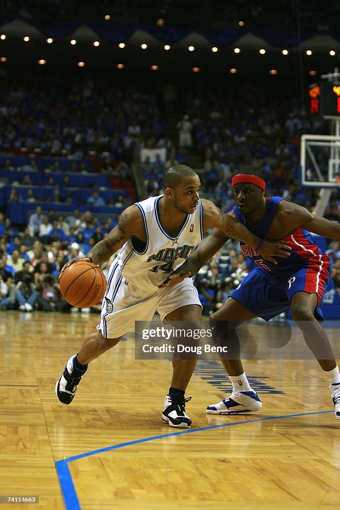 Detroit Pistons v Orlando Magic, Game 3