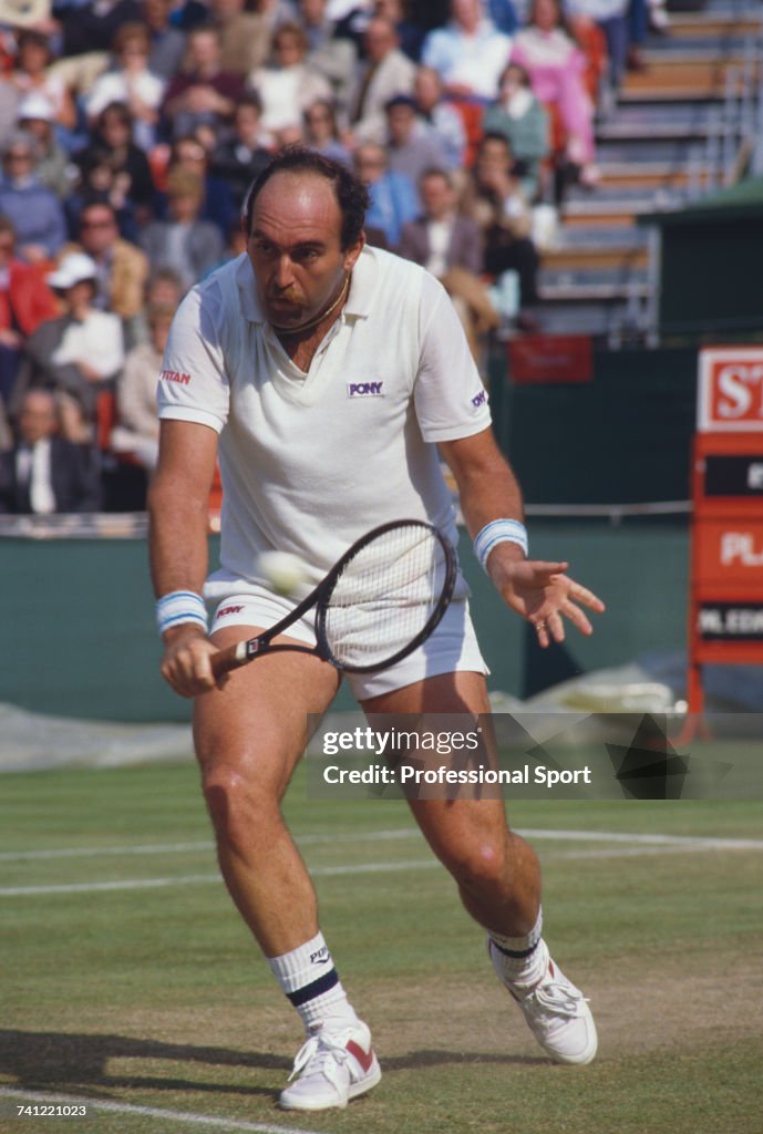 Australian tennis player Mark Edmondson pictured in action during