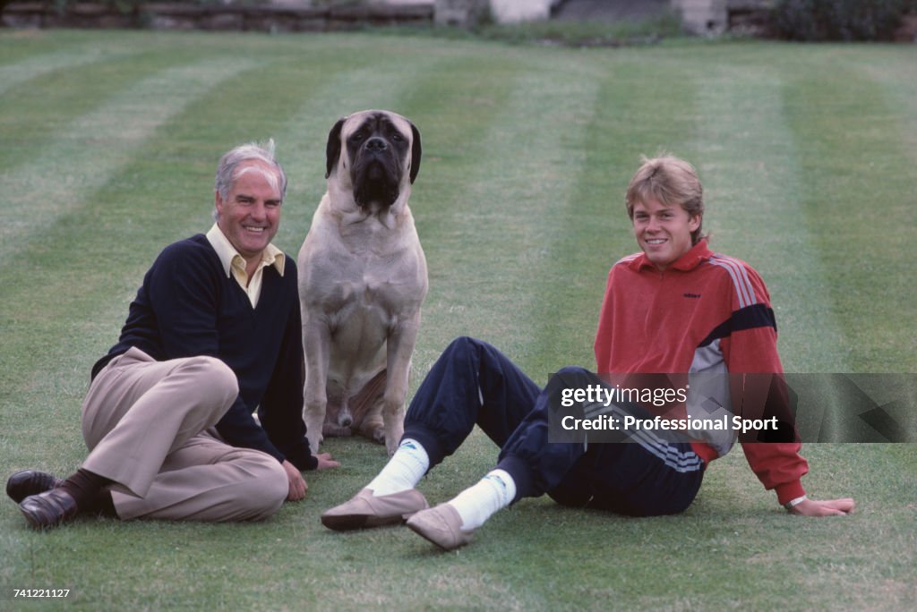 Stefan Edberg And Coach Tony Pickard