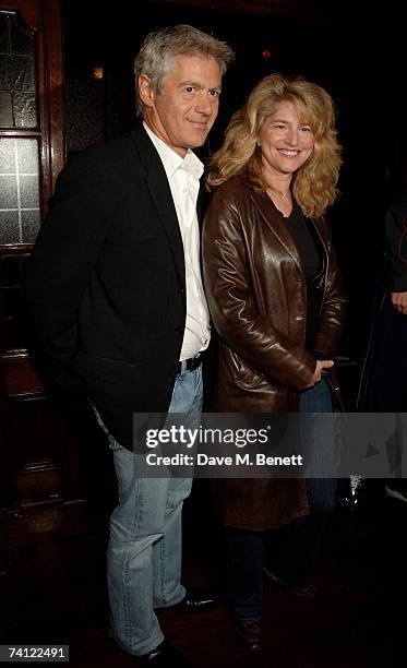 John Frieda and Frances Avery Agnelli arrive at a private gig to be performed by Prince, at KOKO Club on May 10, 2007 in London, England.