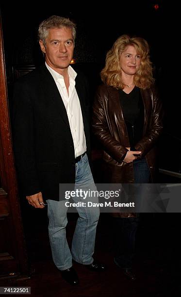 John Frieda and Frances Avery Agnelli arrive at a private gig to be performed by Prince, at KOKO Club on May 10, 2007 in London, England.
